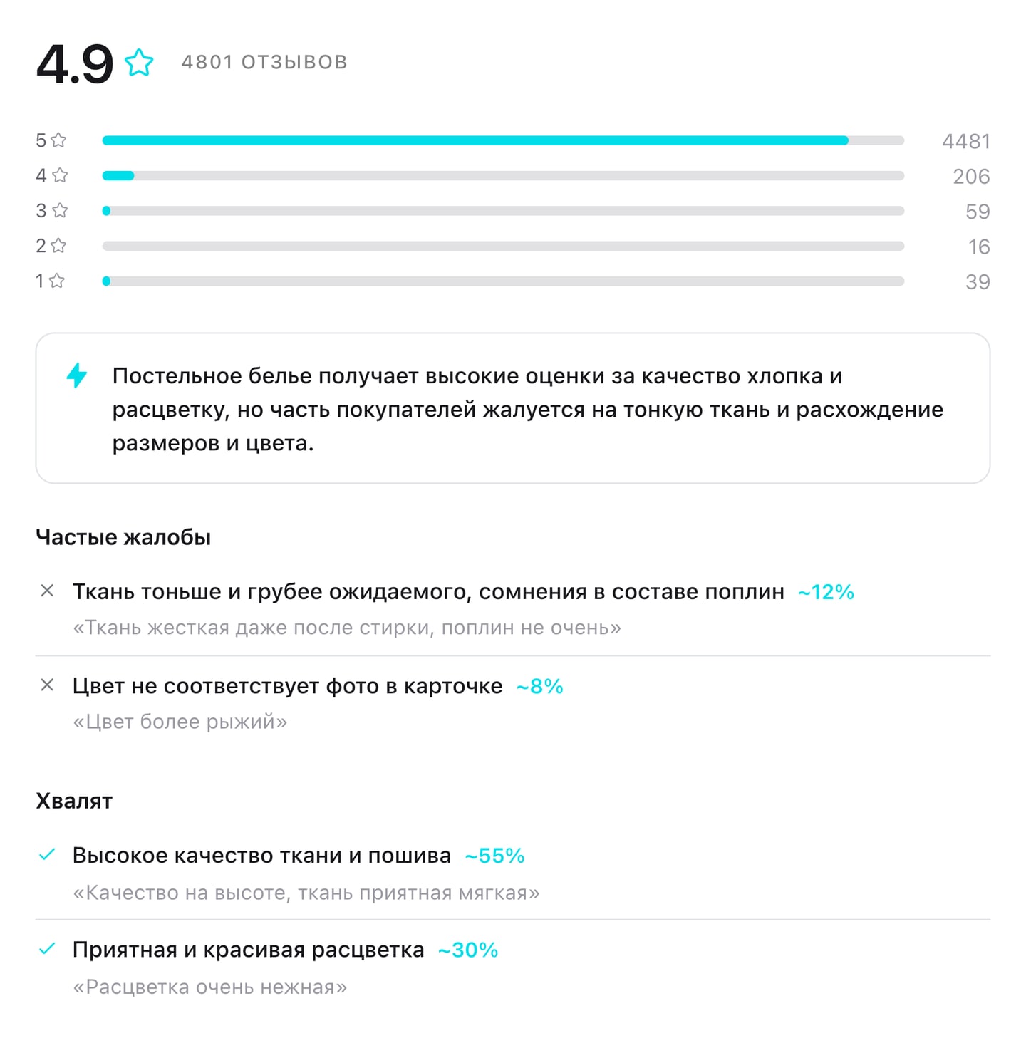 Анализ отзывов в отчете CRBOOST
